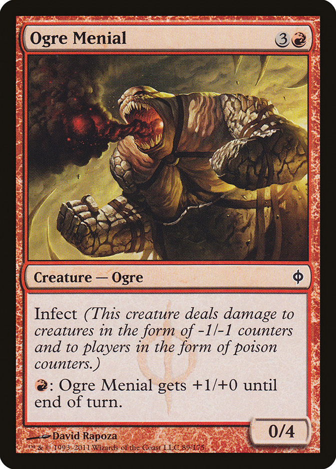Ogre Menial [New Phyrexia] [Foil]