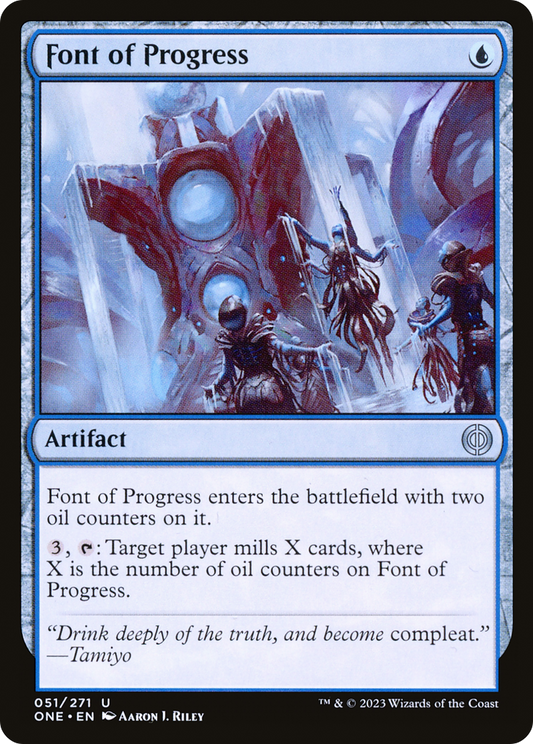 Font of Progress [Phyrexia: All Will Be One] [Foil]