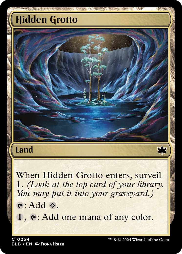 Hidden Grotto [Bloomburrow] [Foil]