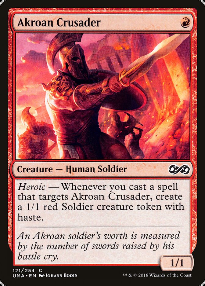 Akroan Crusader [Ultimate Masters] [Foil]