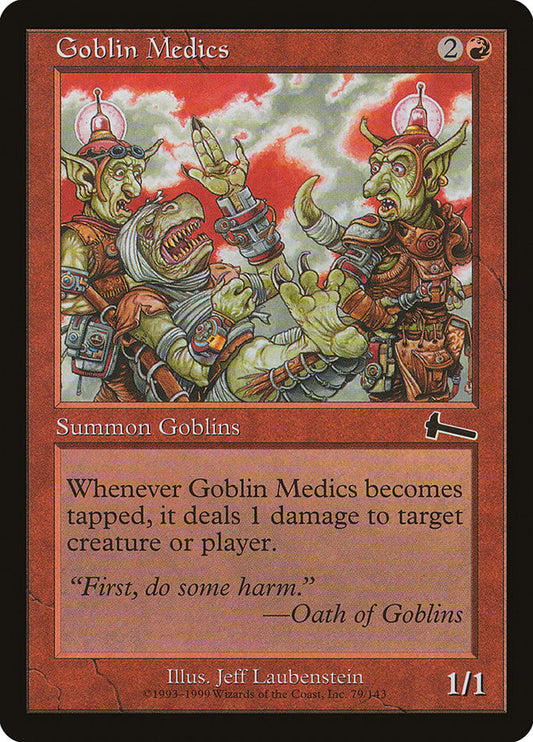 Goblin Medics [Urza's Legacy] [Foil]