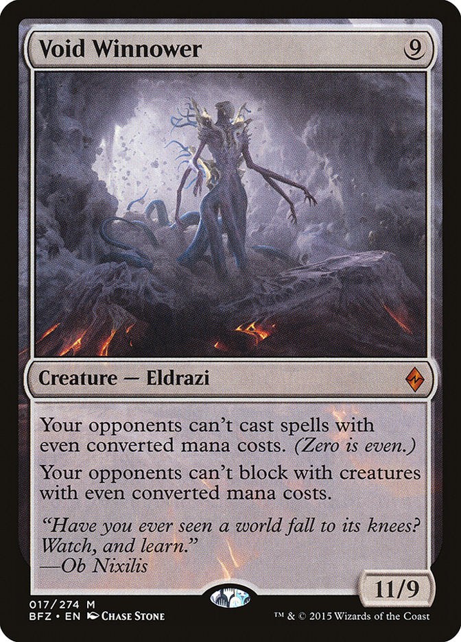 Void Winnower [Battle for Zendikar] [Foil]