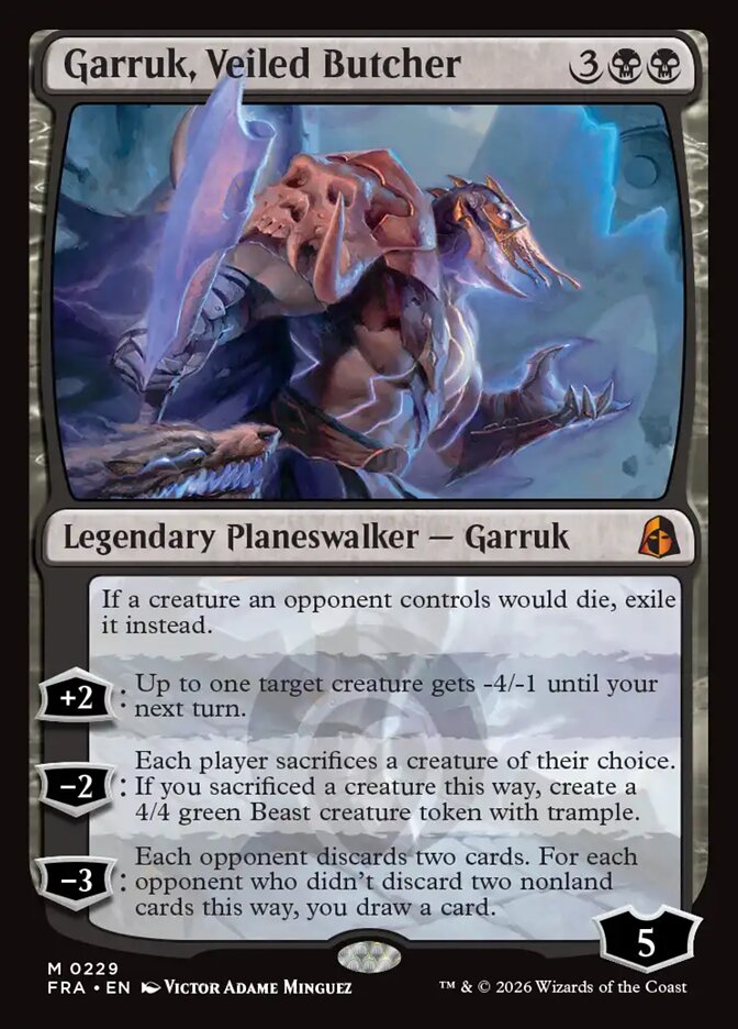 Garruk, Veiled Butcher [Reality Fracture]