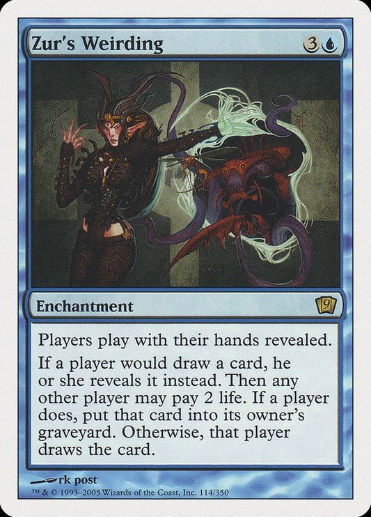 Zur's Weirding [Ninth Edition] [Foil]