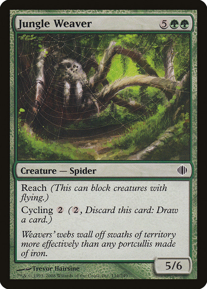 Jungle Weaver [Shards of Alara] [Foil]