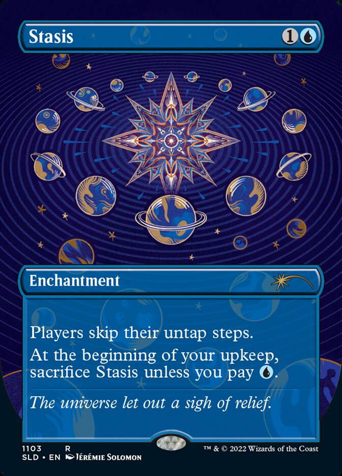 Stasis (Borderless) [Secret Lair Drop Series] [Foil]