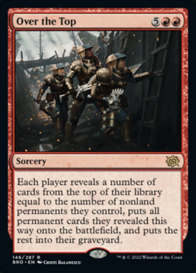 Over the Top [The Brothers' War] [Foil]