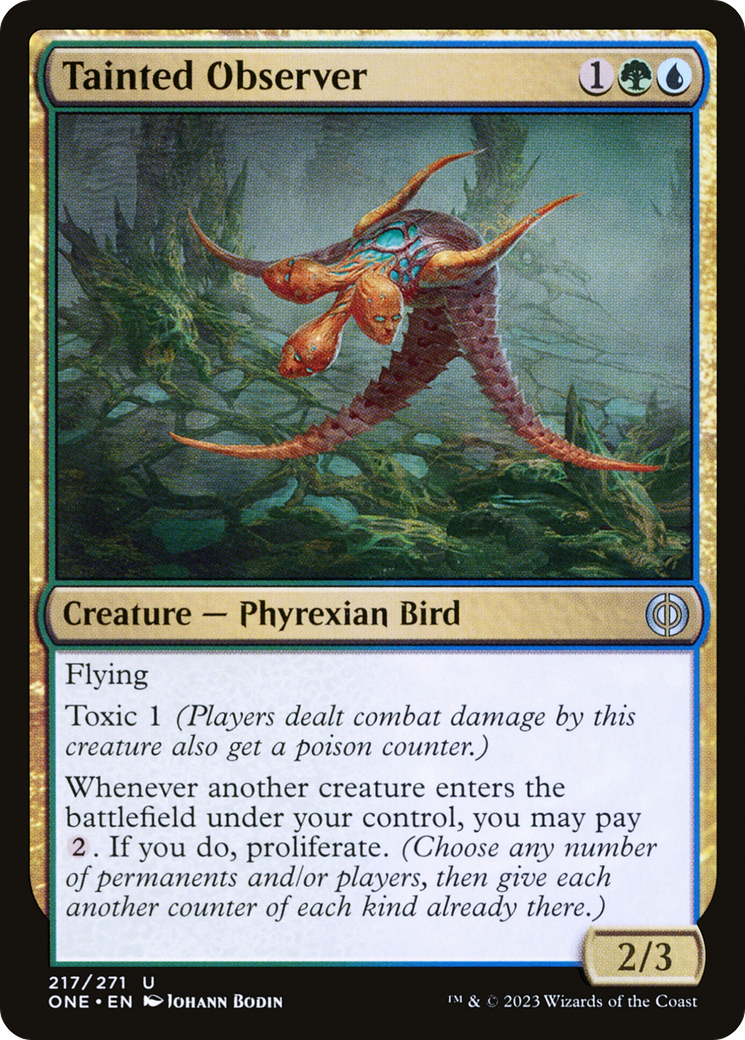 Tainted Observer [Phyrexia: All Will Be One] [Foil]