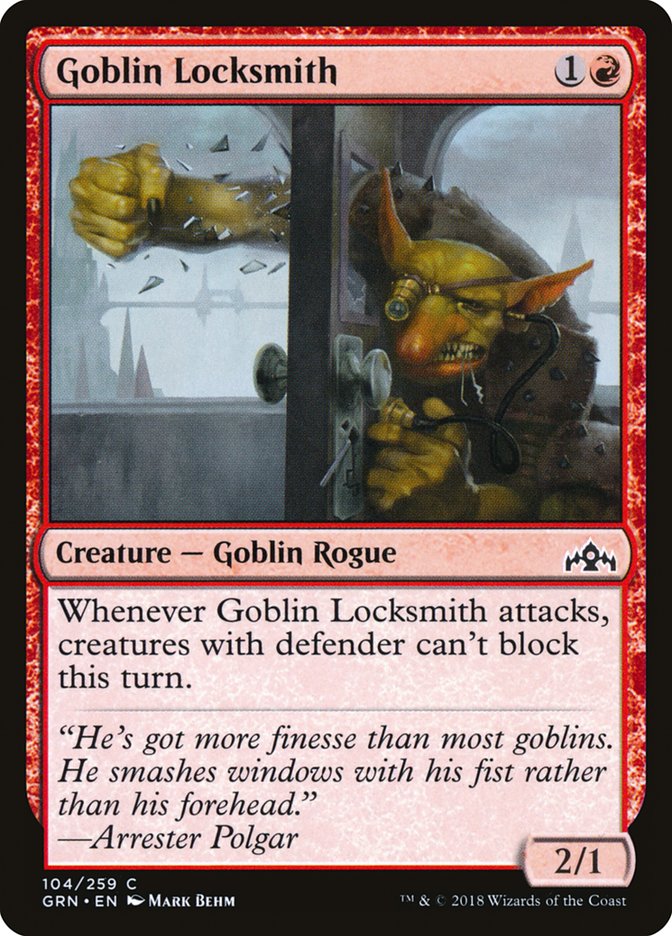 Goblin Locksmith [Guilds of Ravnica] [Foil]