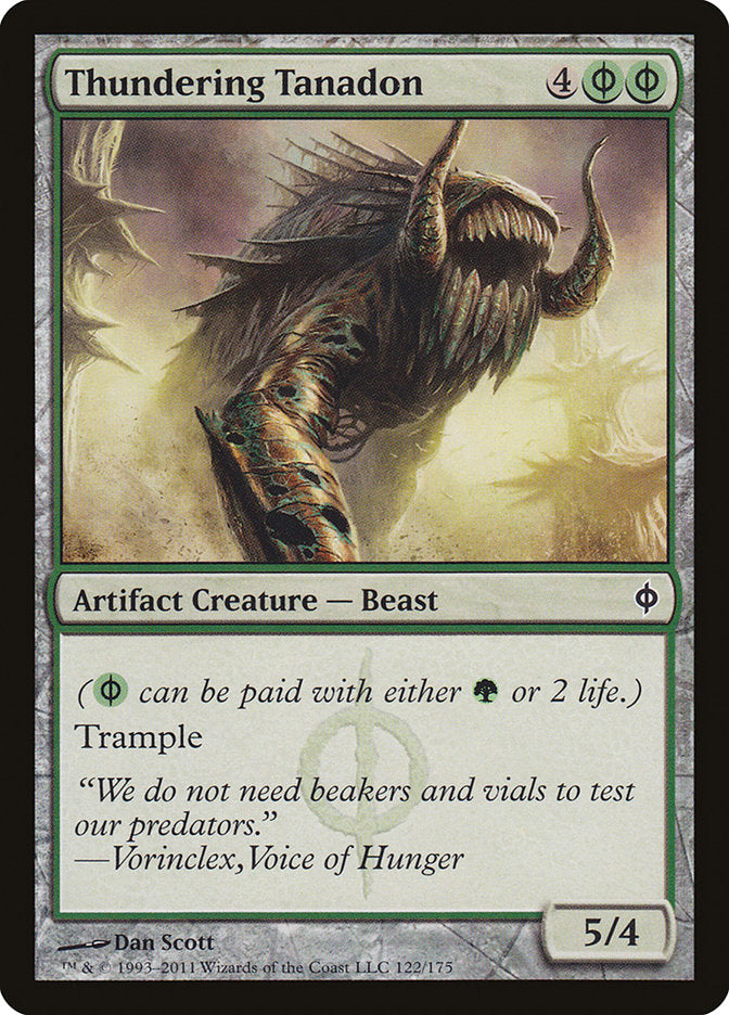 Thundering Tanadon [New Phyrexia] [Foil]