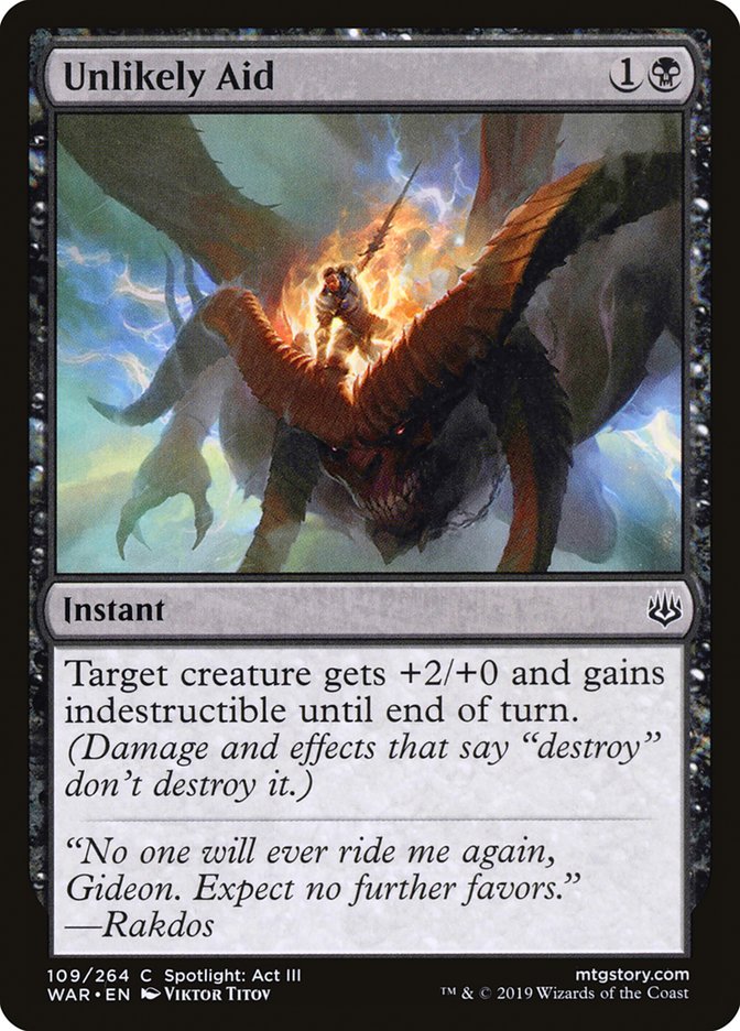 Unlikely Aid [War of the Spark] [Foil]
