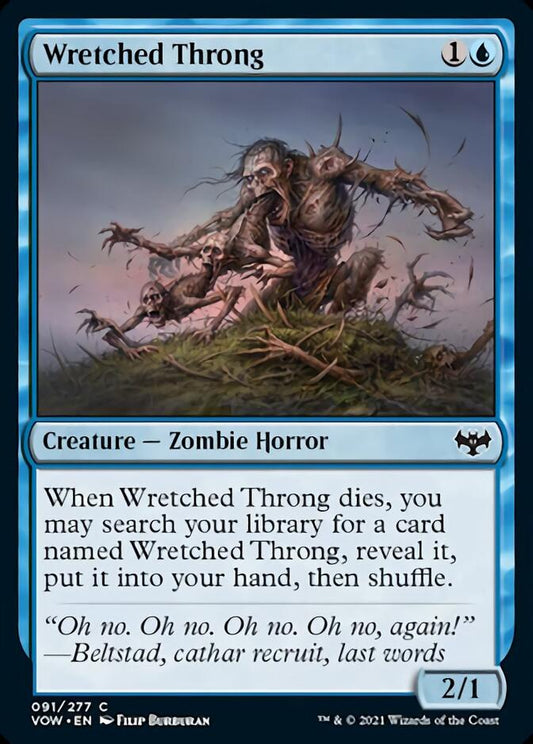 Wretched Throng [Innistrad: Crimson Vow] [Foil]