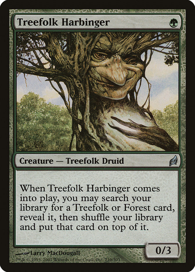 Treefolk Harbinger [Lorwyn] [Foil]
