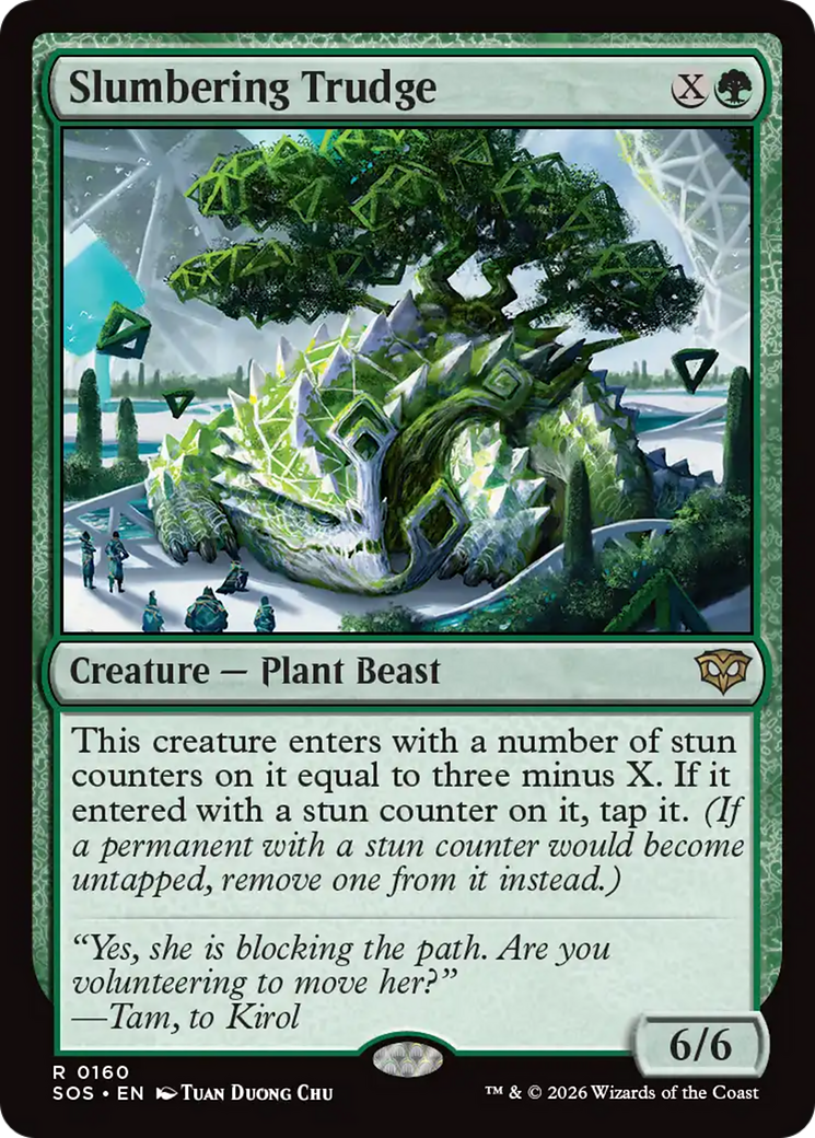 Slumbering Trudge [Secrets of Strixhaven] [Foil]