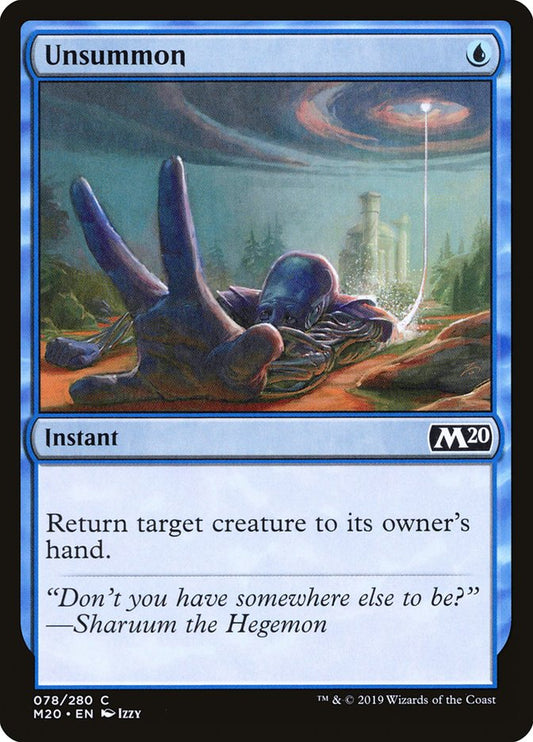 Unsummon [Core Set 2020] [Foil]