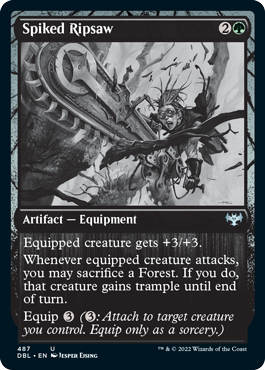 Spiked Ripsaw [Innistrad: Double Feature] [Foil]