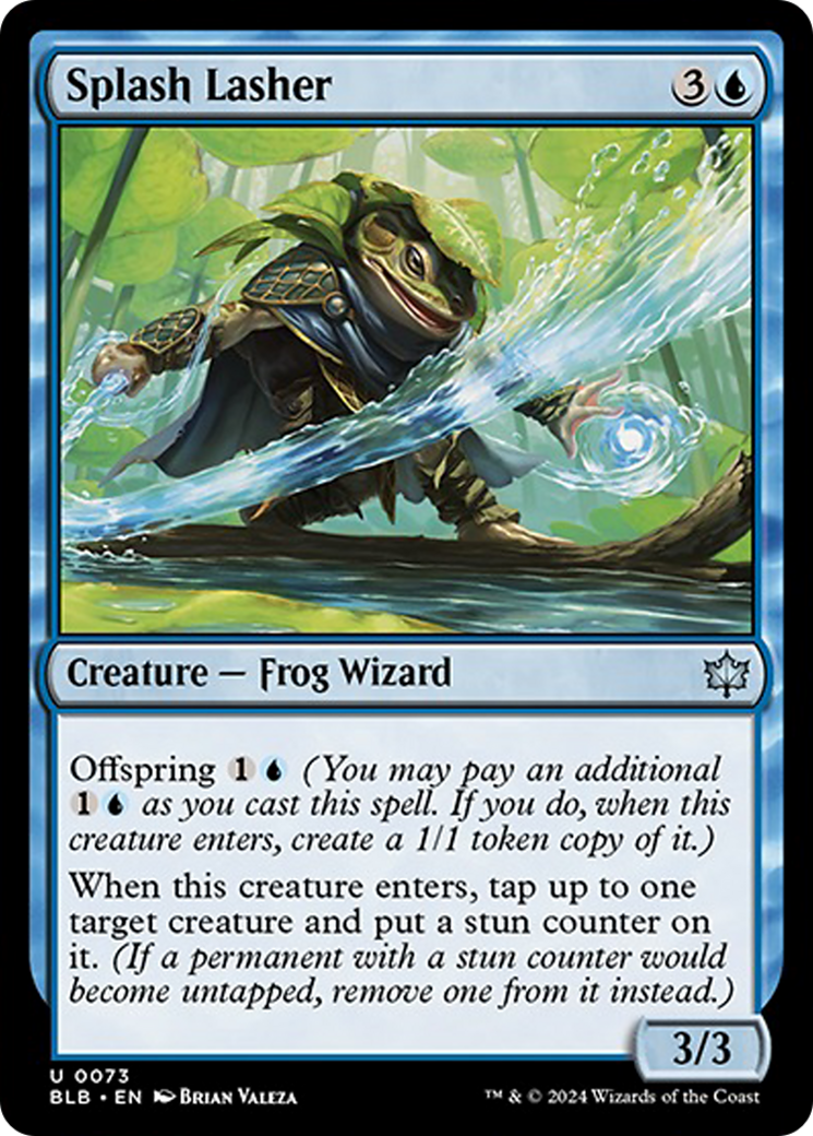Splash Lasher [Bloomburrow] [Foil]