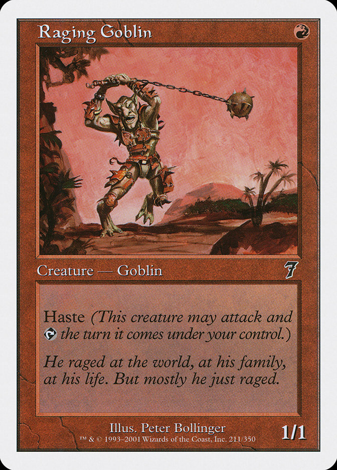 Raging Goblin [Seventh Edition] [Foil]
