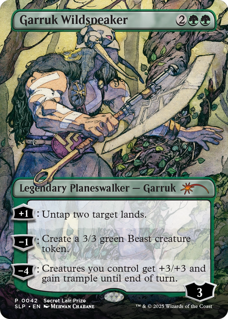 Garruk Wildspeaker [Secret Lair Showdown] [Foil]