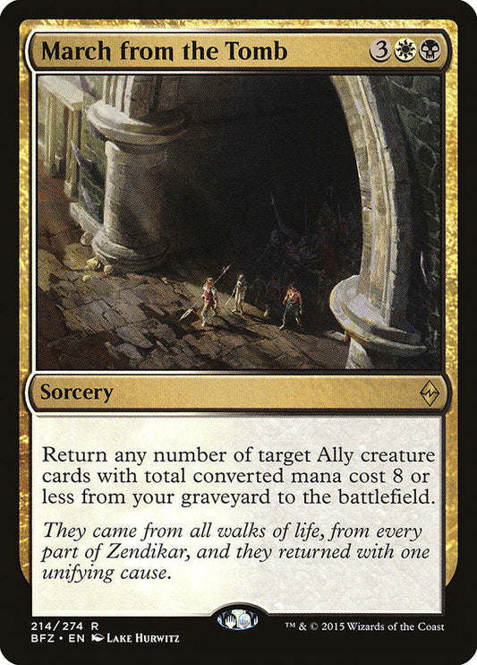 March from the Tomb [Battle for Zendikar] [Foil]