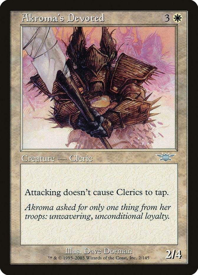 Akroma's Devoted [Legions] [Foil]