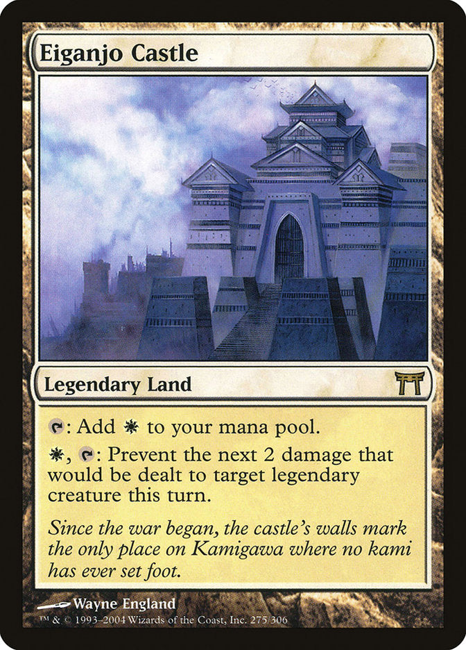 Eiganjo Castle [Champions of Kamigawa] [Foil]