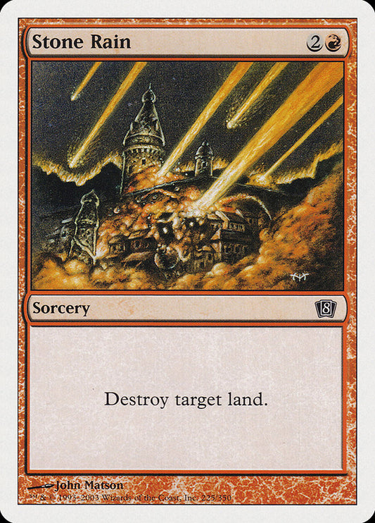 Stone Rain [Eighth Edition] [Foil]