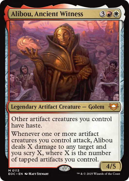 Alibou, Ancient Witness [Edge of Eternities Commander]
