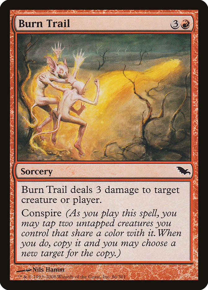 Burn Trail [Shadowmoor] [Foil]