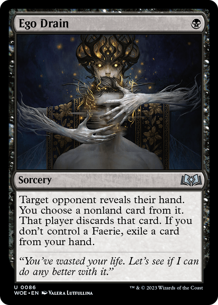 Ego Drain [Wilds of Eldraine] [Foil]