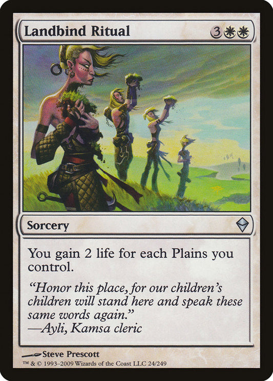 Landbind Ritual [Zendikar] [Foil]
