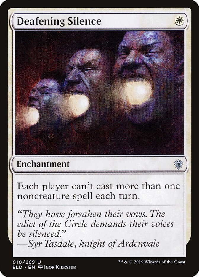 Deafening Silence [Throne of Eldraine] [Foil]
