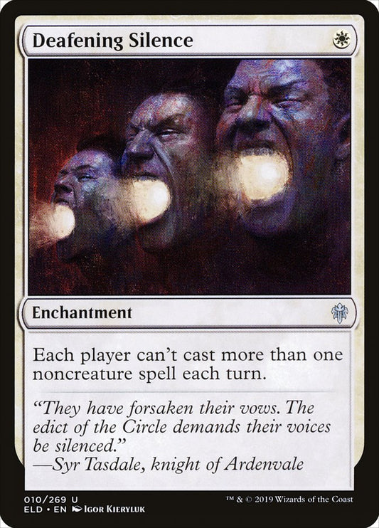 Deafening Silence [Throne of Eldraine] [Foil]
