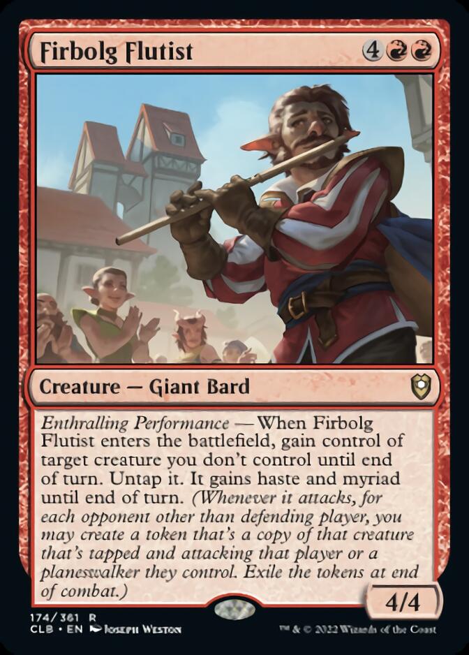 Firbolg Flutist [Commander Legends: Battle for Baldur's Gate] [Foil]