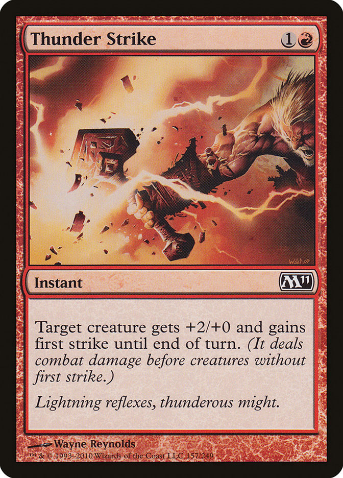 Thunder Strike [Core Set 2011] [Foil]