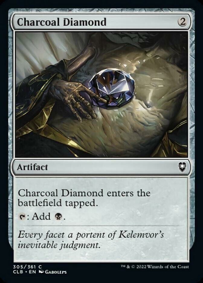 Charcoal Diamond [Commander Legends: Battle for Baldur's Gate] [Foil]