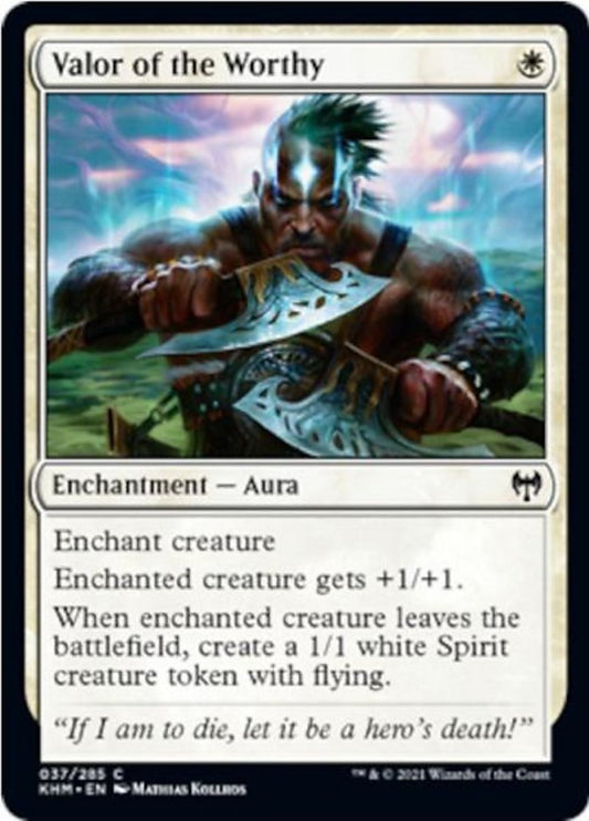 Valor of the Worthy [Kaldheim] [Foil]