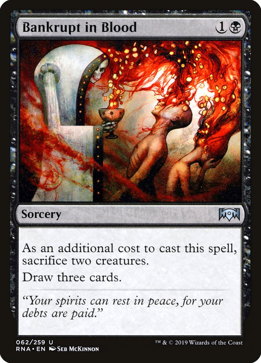 Bankrupt in Blood [Ravnica Allegiance] [Foil]