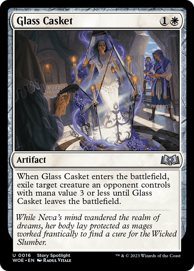 Glass Casket [Wilds of Eldraine] [Foil]