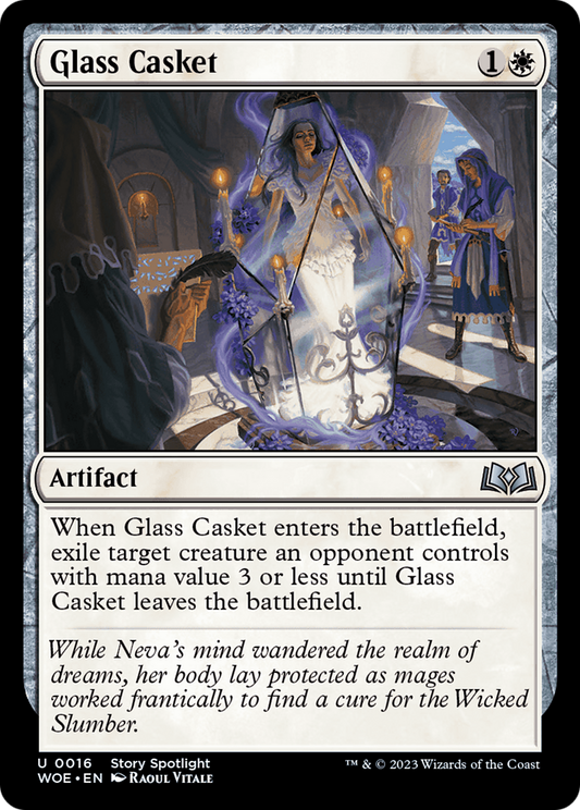Glass Casket [Wilds of Eldraine] [Foil]