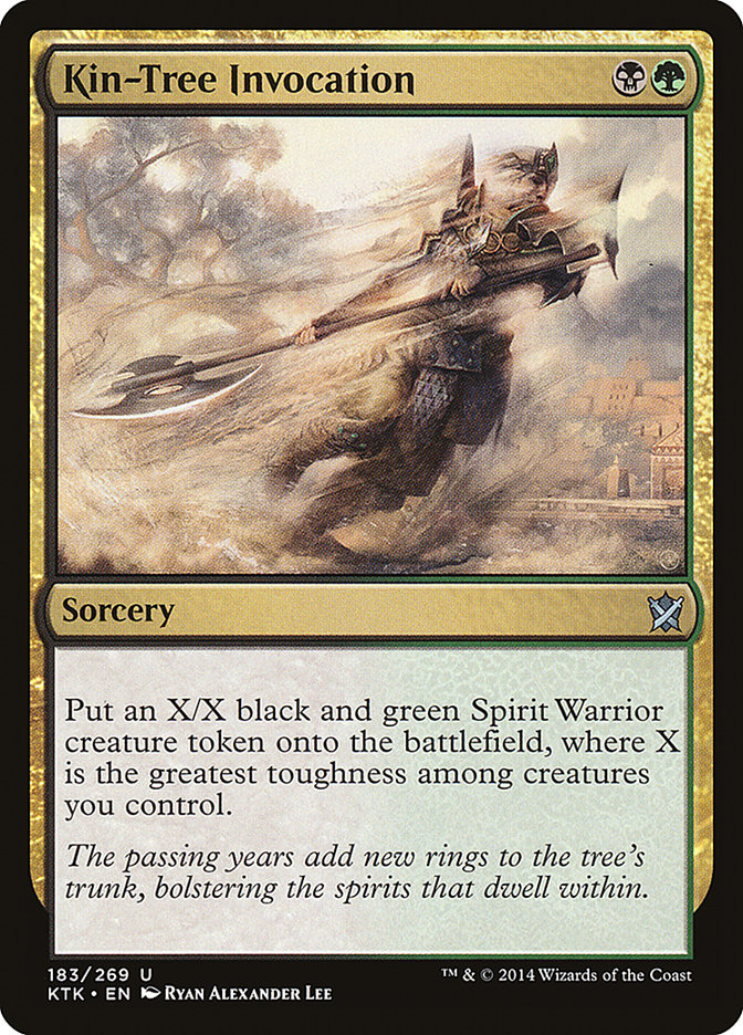 Kin-Tree Invocation [Khans of Tarkir] [Foil]