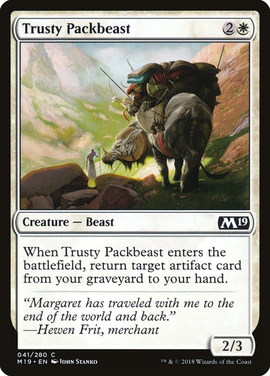 Trusty Packbeast [Core Set 2019] [Foil]