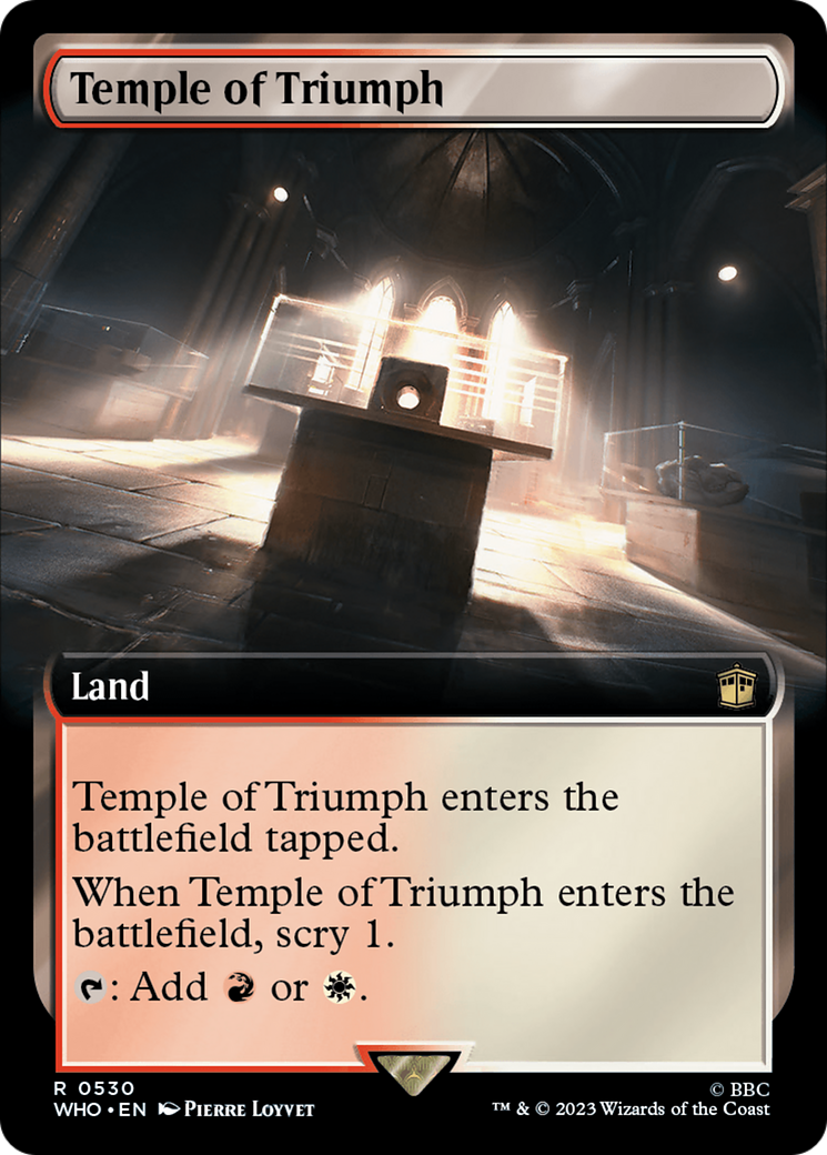 Temple of Triumph (Extended Art) [Doctor Who] [Foil]