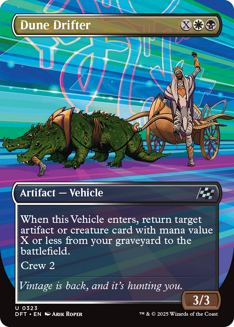 Dune Drifter (Borderless) [Aetherdrift] [Foil]