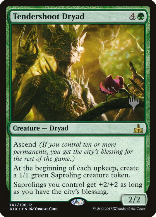 Tendershoot Dryad (Promo Pack) [Rivals of Ixalan Promos] [Foil]