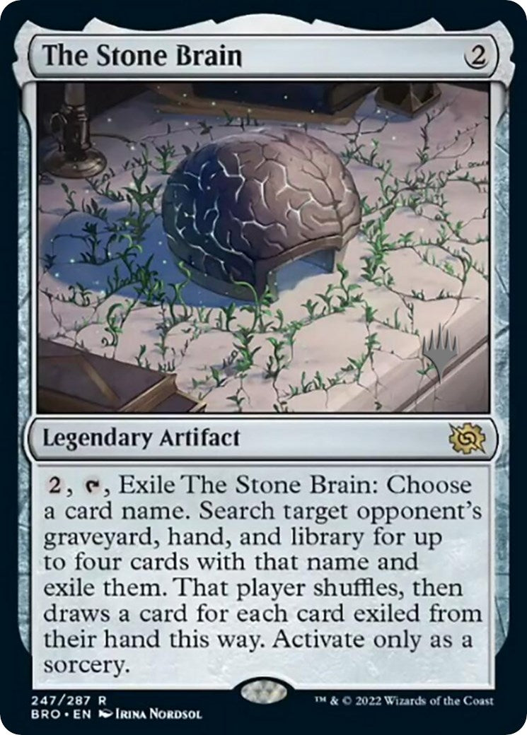 The Stone Brain (Promo Pack) [The Brothers' War Promos] [Foil]