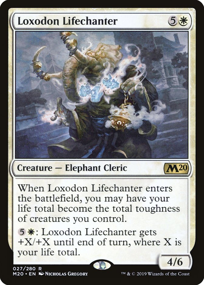 Loxodon Lifechanter [Core Set 2020] [Foil]