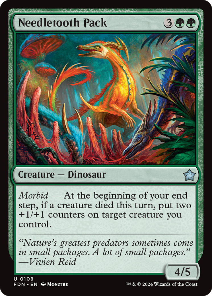 Needletooth Pack [Foundations] [Foil]