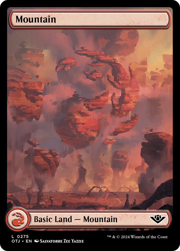 Mountain (0275) [Outlaws of Thunder Junction] [Foil]
