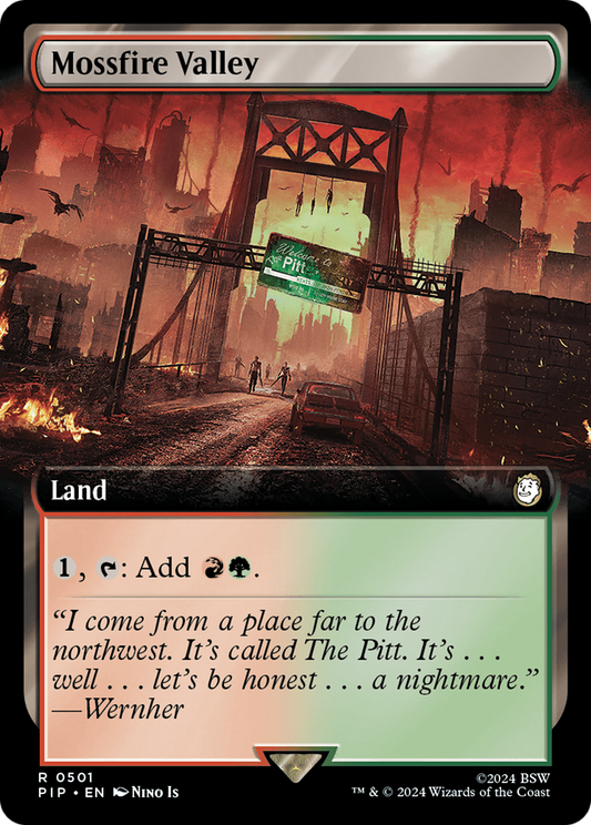 Mossfire Valley (Extended Art) [Fallout] [Foil]